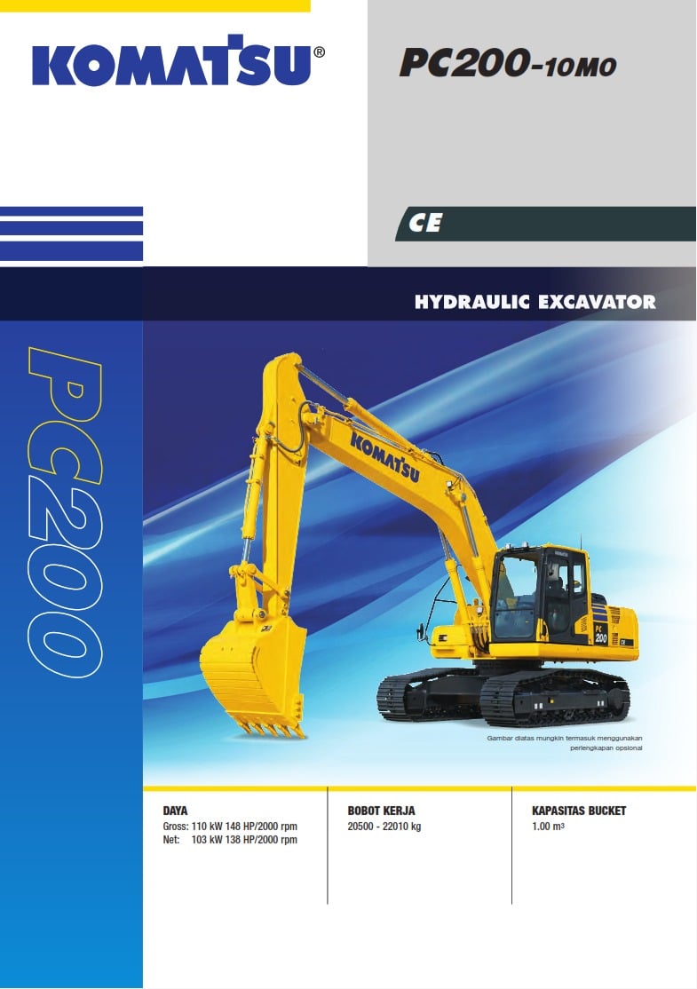 HYDRAULIC EXCAVATOR KOMATSU PC200-10M0
