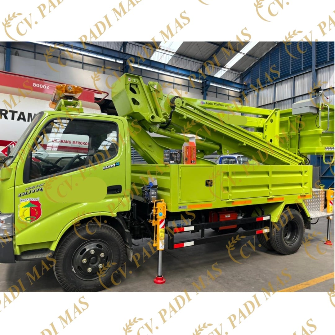 AERIAL WORKING PLATFORM ARTICULATE + TELESCOPIC 18 METER KENDARAAN ISUZU NMR HD 6.5