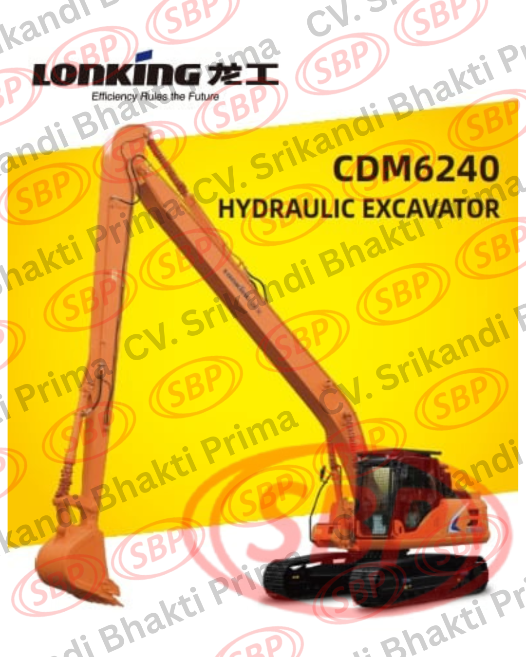 LONKING HYDRAULIC EXCAVATOR CDM6240 LONG ARM