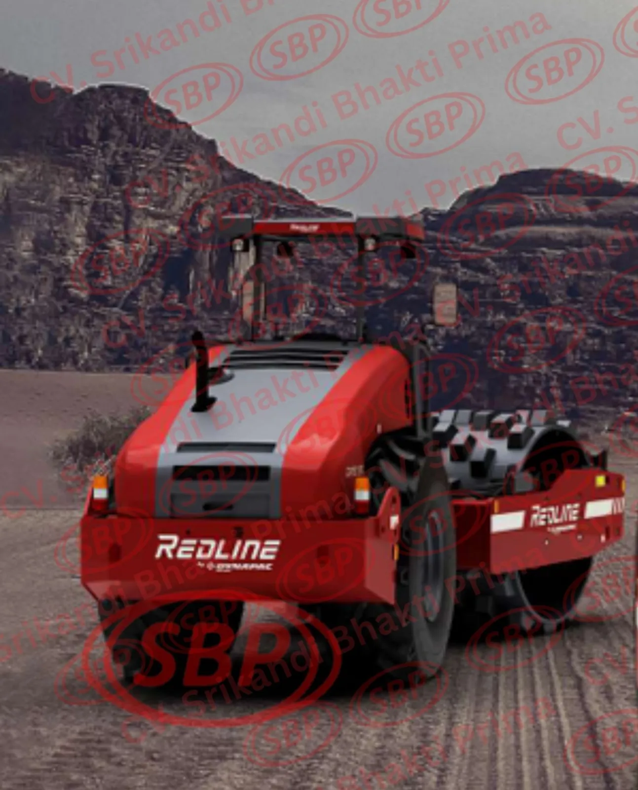 VIBRATORY SOIL ROLLER REDLINE DRS120D CABIN AC