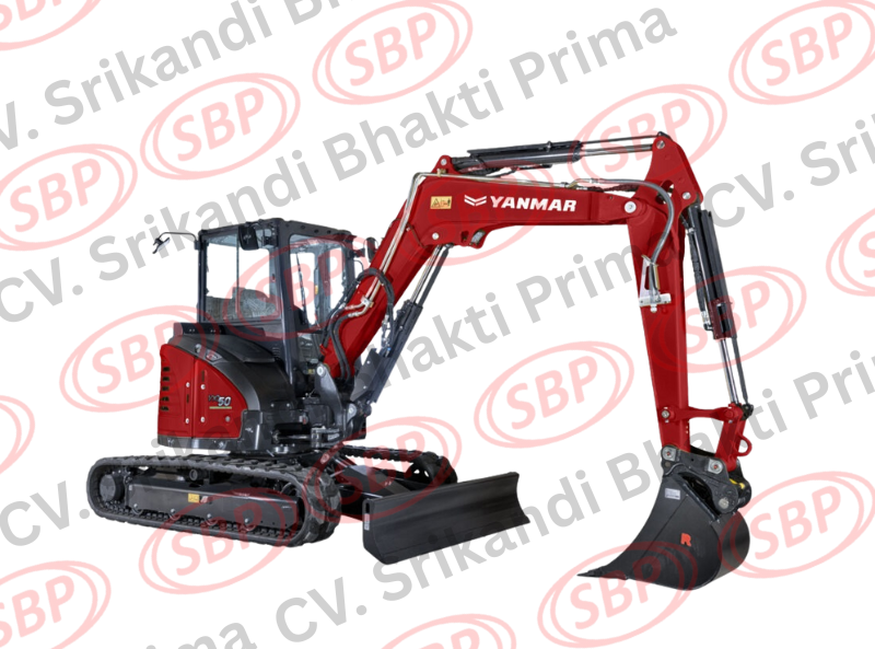 YANMAR MINI EXCAVATOR VIO50-6B (CABIN AC) RUBBER TRACK MAINTENANCE 2000 HM