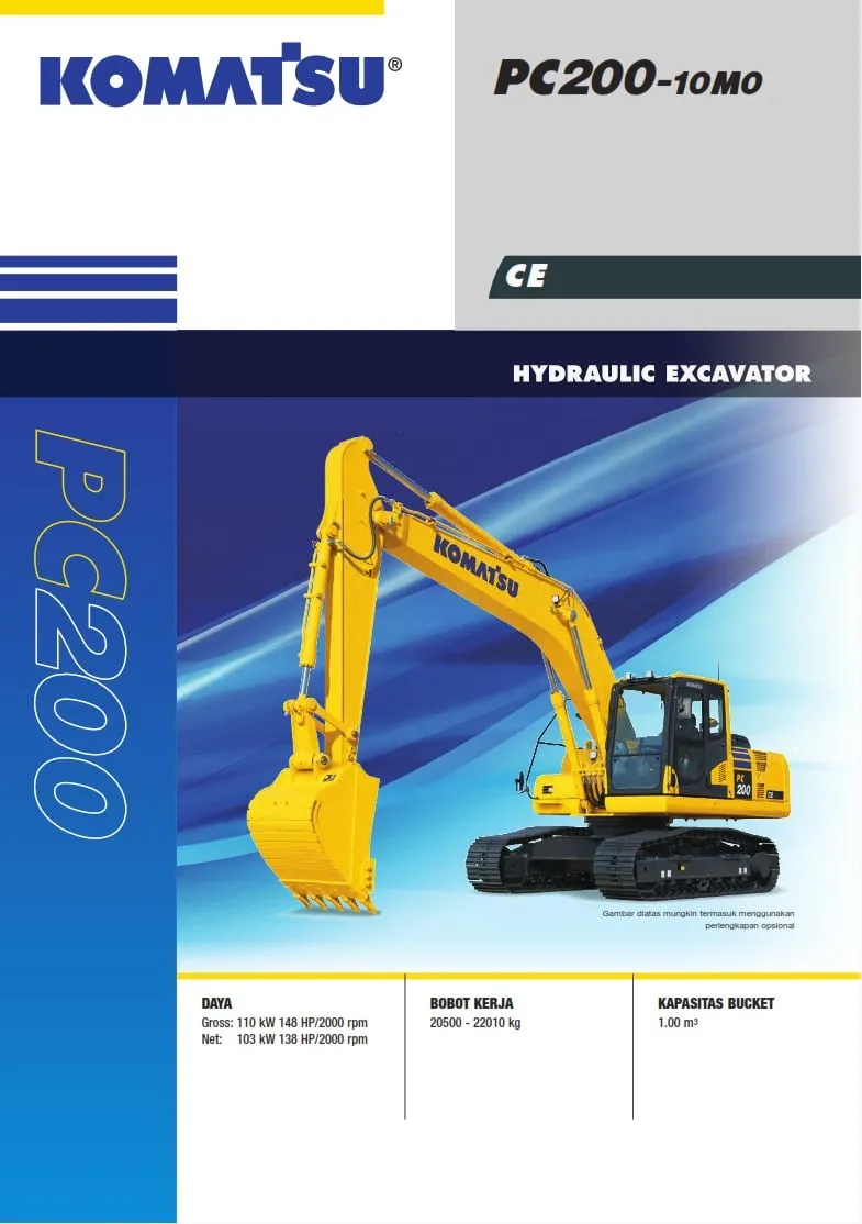 KOMATSU HYDRAULIC EXCAVATOR PC200-10M0