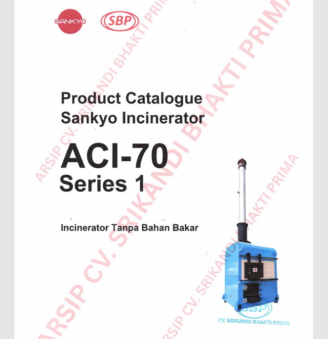 SANKYO INCINERATOR ACI 70 SERIES 1