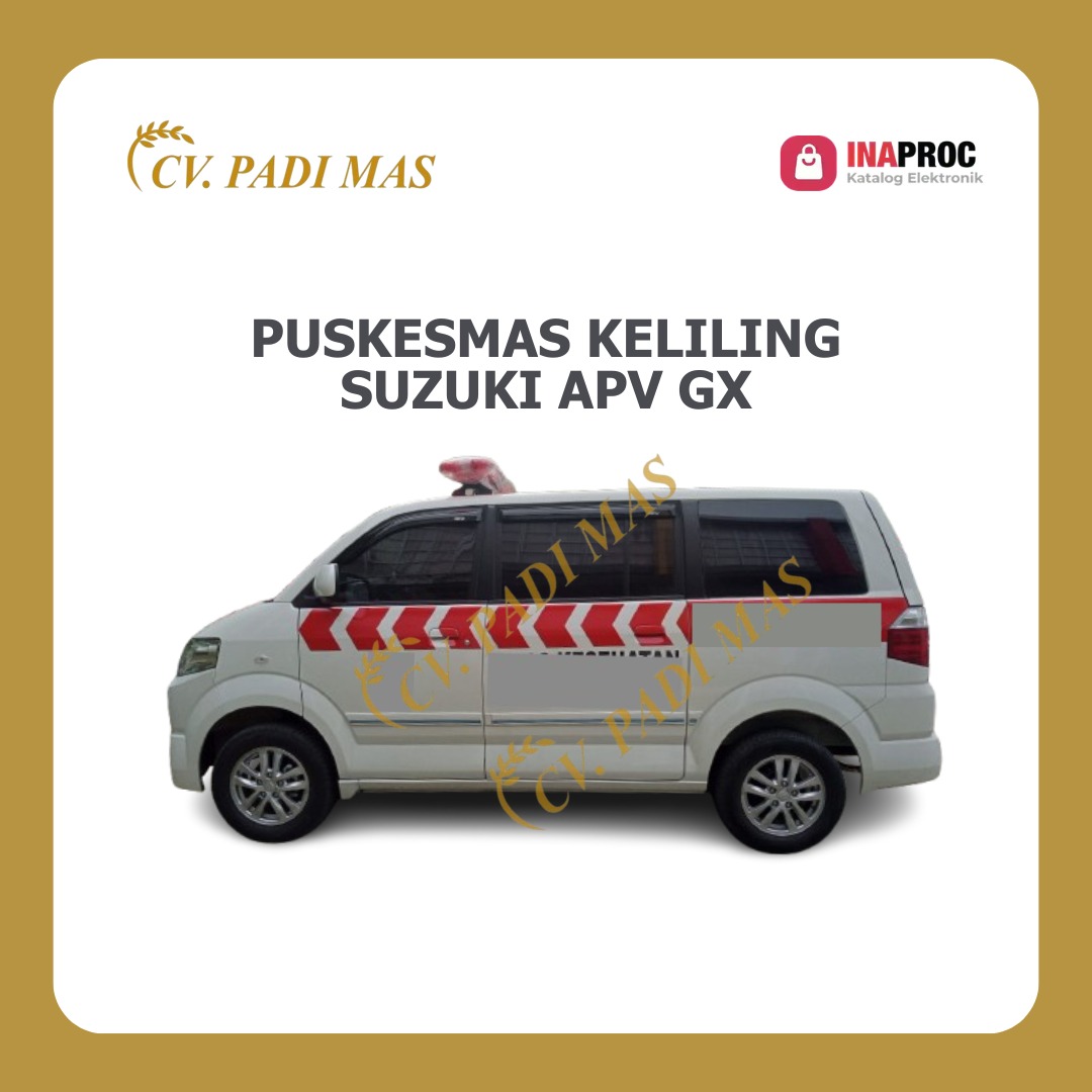 MOBIL PUSKESMAS KELILING SUZUKI APV GX - TYPE PM 1