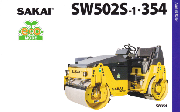 Vibratory Tandem Roller SAKAI SW502S-1