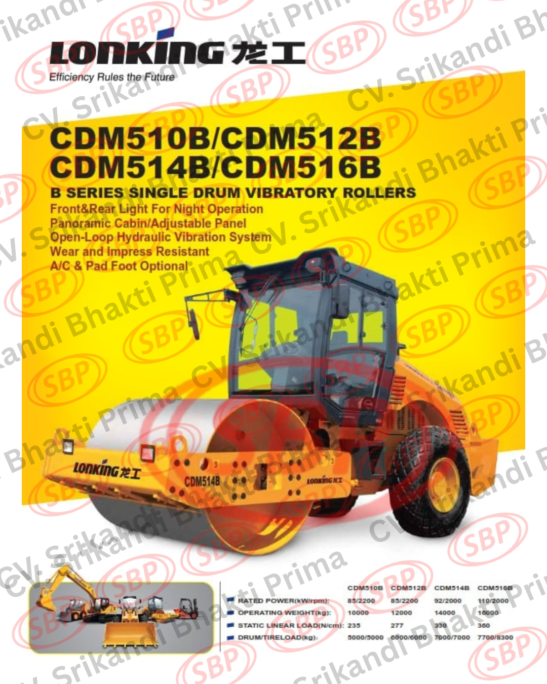 VIBRATOR ROLLER LONKING CDM514B