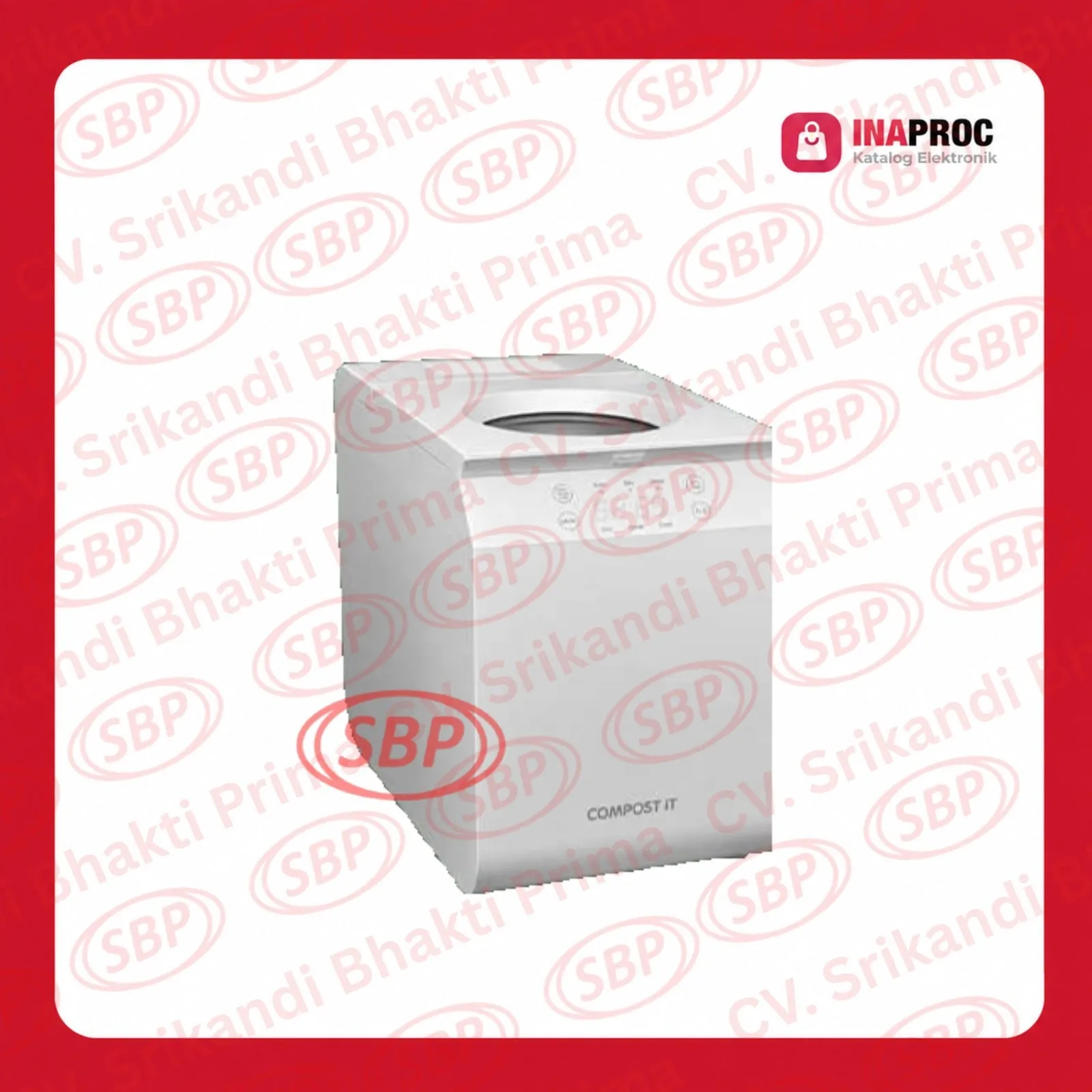 Compost It - TerraPrime Hybrid 5.5 L Pengolah Sampah Dapur