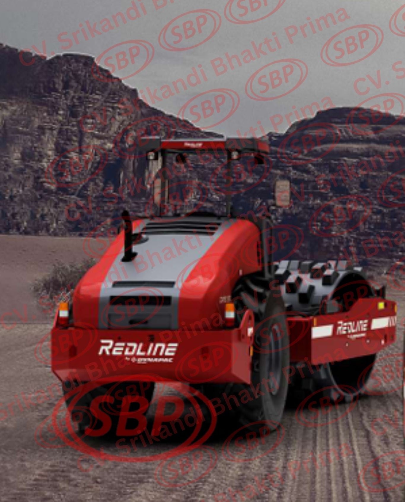 VIBRATORY SOIL ROLLER REDLINE DRS120D CABIN AC