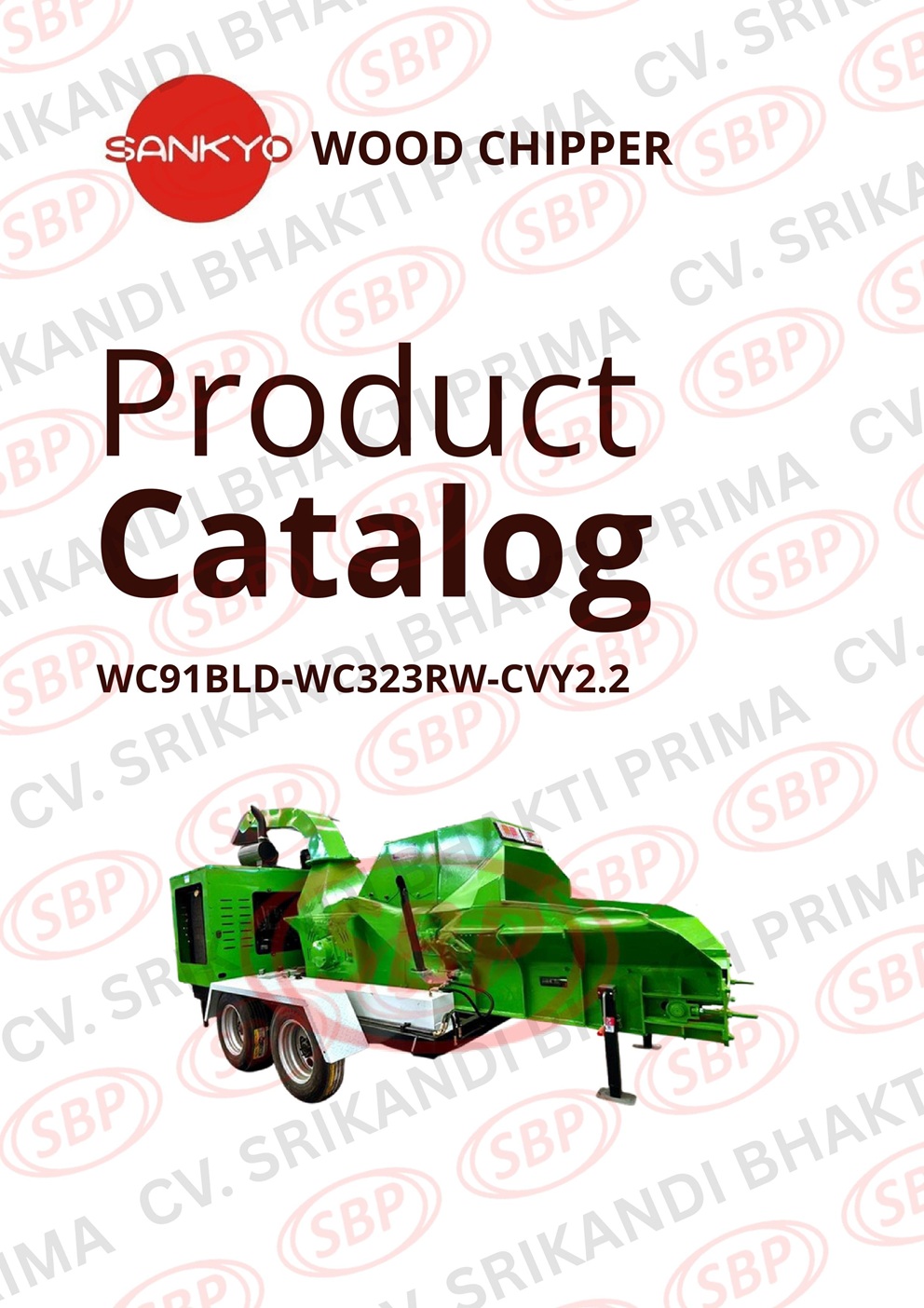 SANKYO WOOD CHIPPER KAPASITAS 7-10 TON/JAM