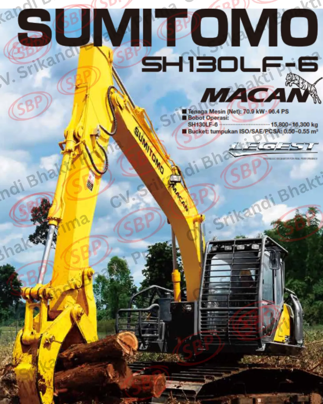 HYDRAULIC EXCAVATOR SUMITOMO SH130LF-6