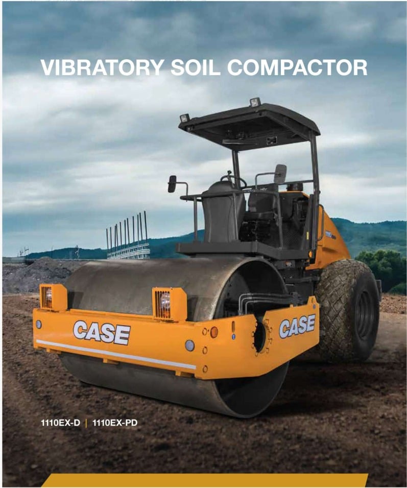 VIBRATORY SOIL COMPACTOR 1110EX-D + MAINTENANCE 2000 HM