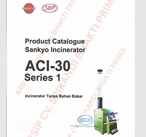 SANKYO INCINERATOR ACI-30 SERIES 1-SBP
