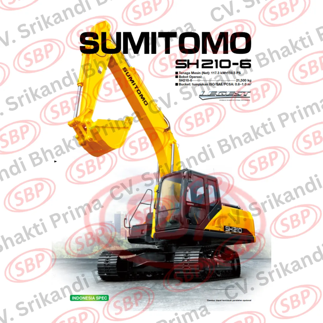 ALAT BERAT HYDRAULIC EXCAVATOR SUMITOMO SH210-6