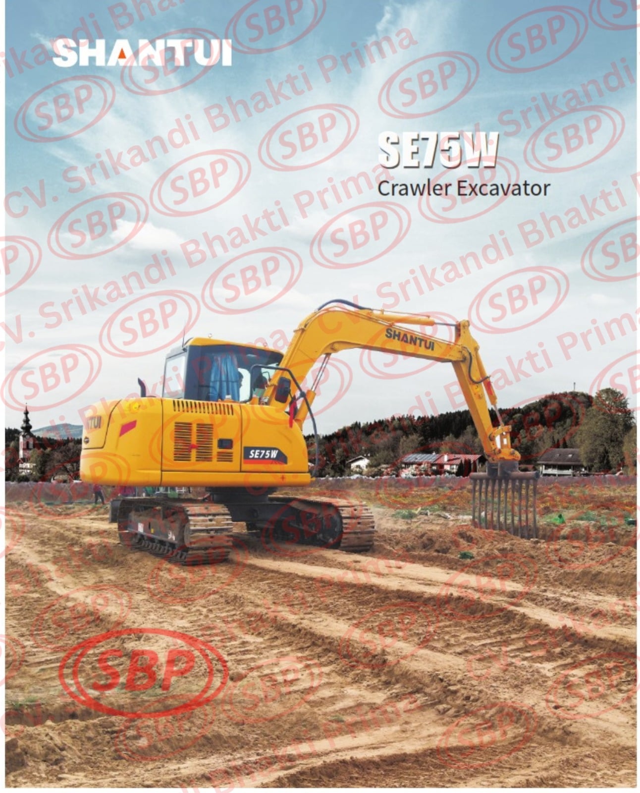 EXCAVATOR SHANTUI SE75W