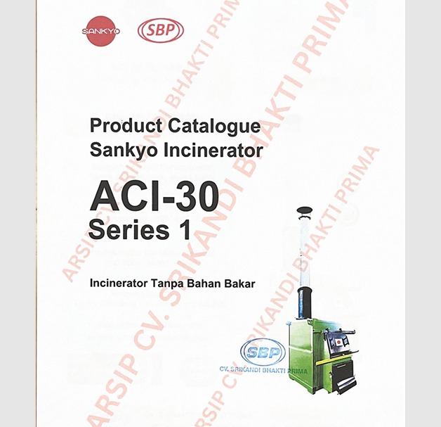 SANKYO INCINERATOR ACI-30 SERIES 1-SBP