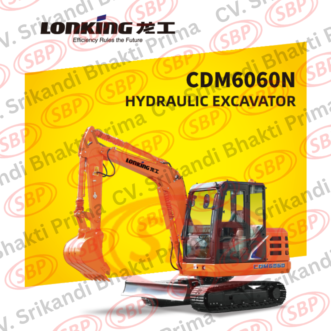 HYDRAULIC MINI EXCAVATOR LONKING CDM6060N + BREAKER