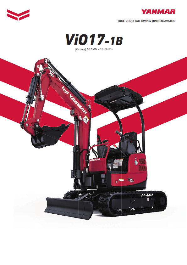 MINI EXCAVATOR YANMAR VI017-1B