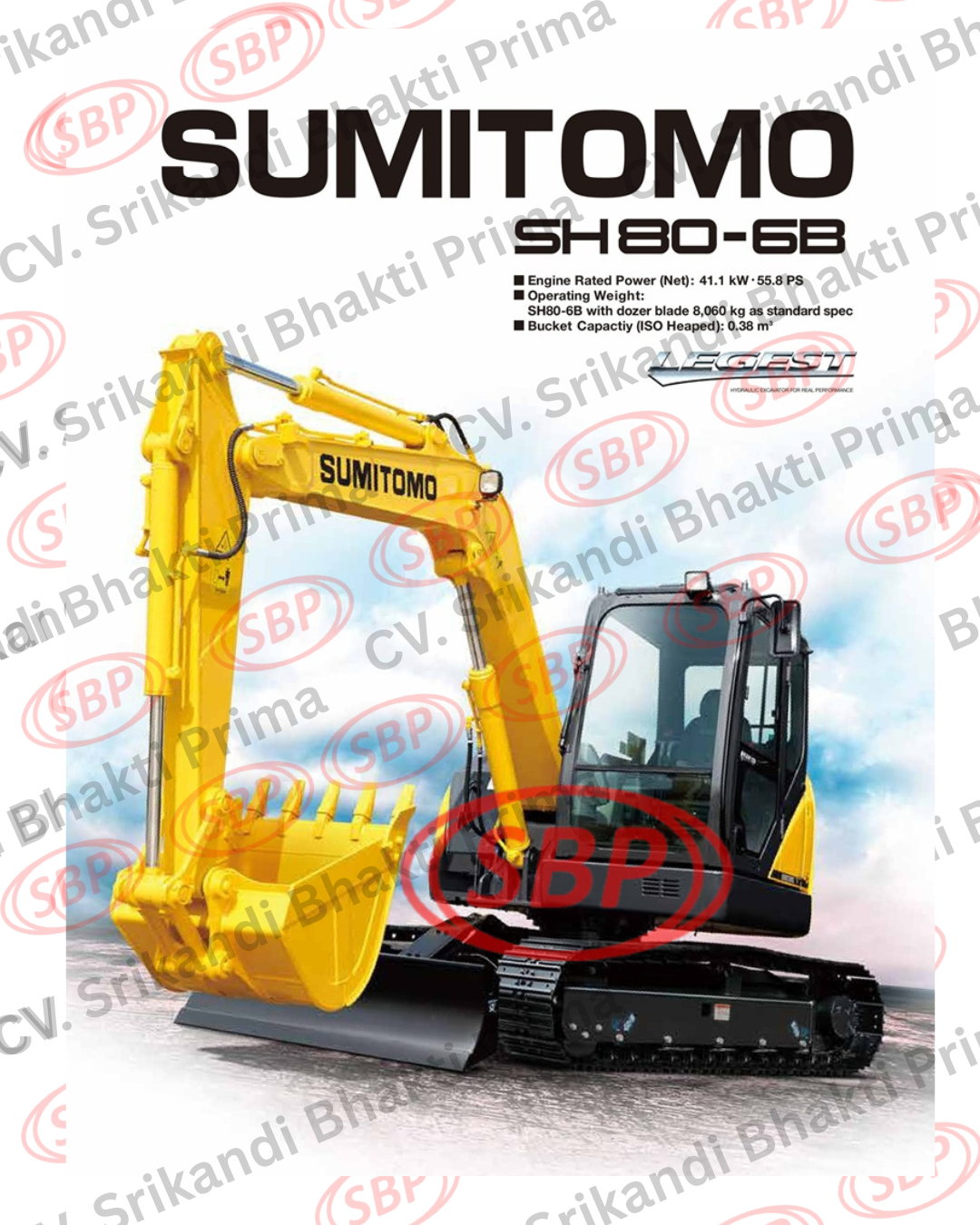HYDRAULIC EXCAVATOR SUMITOMO SH80-6B 8 TON