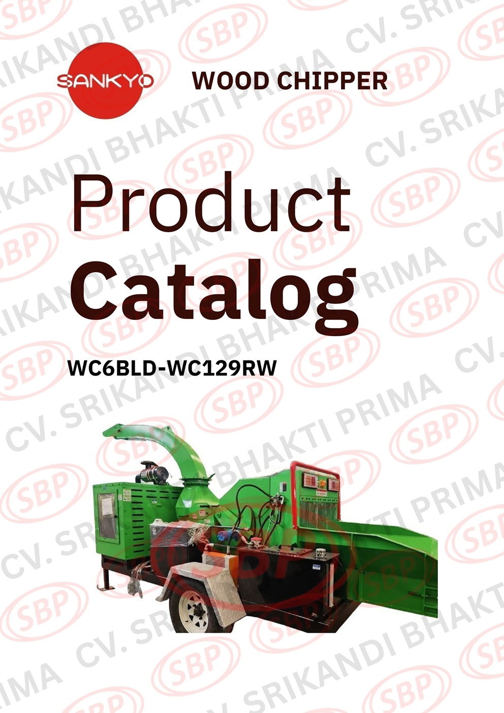 SANKYO WOOD CHIPPER KAPASITAS 5-6 TON/JAM