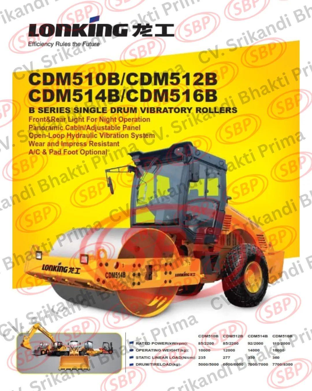 VIBRATOR ROLLER LONKING CDM510B